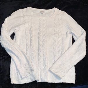 White / cream J. Crew sweater